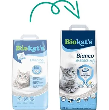 Podestýlka pro kočku Podestýlka Cat Biokat's Bianco Attracting 10kg