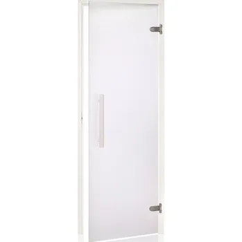 Dveře do sauny "A" 7x21 Satin 690x2090 mm White