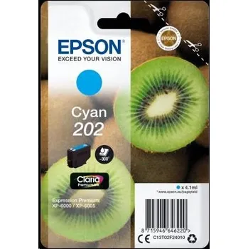 Počítač EPSON ink bar Singlepack "Kiwi" Cyan 202 Claria Premium Ink 4,1 ml