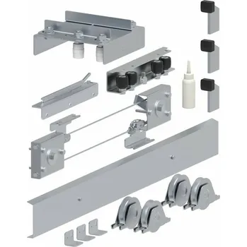 příslušenství k bráně FAC Sada pro teleskopické dvoukřídlé brány do&nbsp;8&nbsp;m s&nbsp;pojezdovým kolečkem profilu&nbsp;„V“