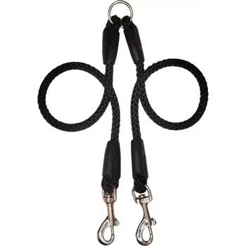 Vodítko pro psa Palkar vodítko rozdvojka pro psy 40 cm x 8 mm černá