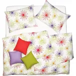 SCANQUILT PROŠÍVANÁ PŘIKRÝVKA CREP KVĚTY