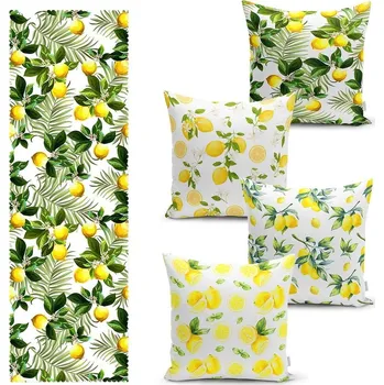 Povlak na polštářek Set povlaků na polštář a běhounu 5 ks – Mila Home ID_1431933