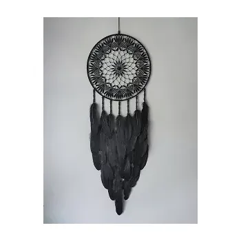 Lapač snů Lapač snů Lovec havranů č.2 35 x 105 cm (S husím peřím)