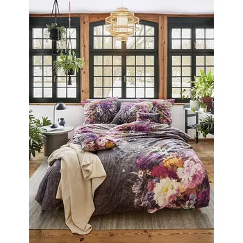 Povlečení IRISETTE IRISETTE luxusní flanelové povlečení ZOBEL 8551-90 PLETA KVĚTŮ 140x200 cm, 70x90 cm