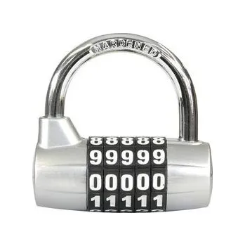 Kódový visací zámek RV.25003 - stříbrný