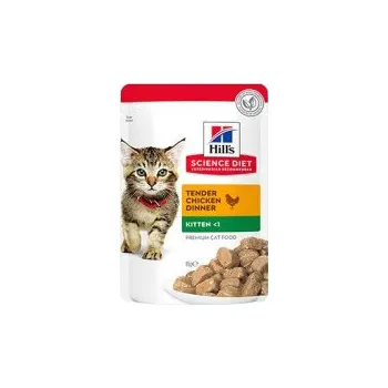 Pro kočku Hill's Fel. SP Kitten Chicken kapsa 12x85g