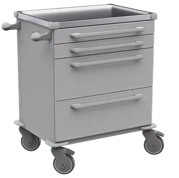 MOBI 06 N vozík zdravotnický, plast ABS, šedá