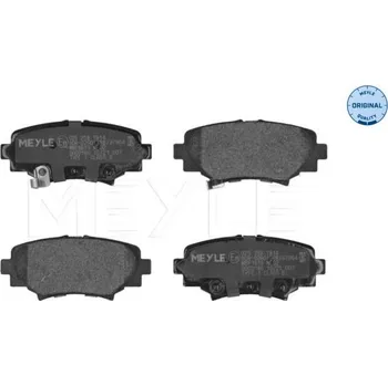 Brzdová destička Sada brzdových destiček, kotoučová brzda MEYLE 025 258 7814