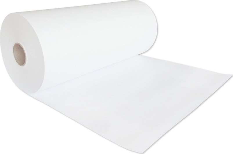 Hedvábný balicí papír bílý v roli š. 350mm, návin 380 m 35g/m2