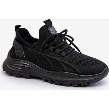 Pánská běžecká obuv Pánské tenisky HI-POLY SYSTEM Big Star NN174467 Barva: Černá, Velikost: 40