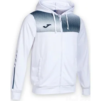 Pánská mikina Mikina JOMA ECO-SUPERNOVA, barva bílá - tmavě modrá, velikost 4XS