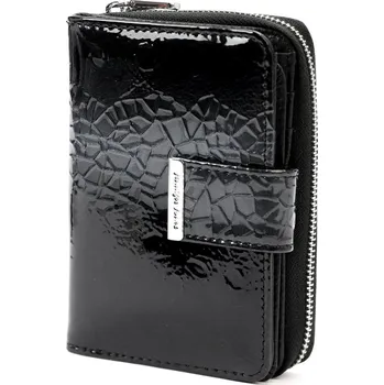 Peněženka Dámská lesklá kožená peněženka Jennifer Jones 5198/13 černá