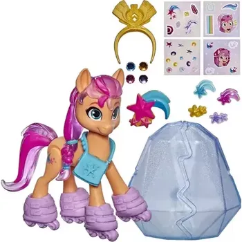 Figurka My Little Pony Crystal Adventure Poník Sunny Starscout s příslušenstvím