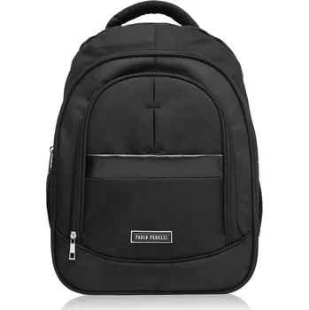 Městský batoh Paolo Peruzzi Pánský batoh do práce i do školy Paolo Peruzzi; černá
