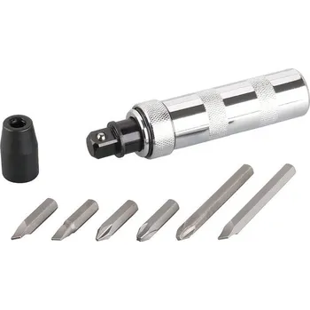 Šroubovák Šroubovák úderový sada 6x bit + 1/2" CrV FESTA