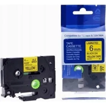 Pásek do tiskárny Naplnka Kompatibilní páska s Brother TZ-611 / TZe-611, 6mm x 8m, černý tisk