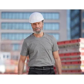 Pánské tričko e.s. Pracovní tricko velikost 2XL šedý melír Strauss Pracovní oblečení