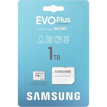 Paměťová karta Samsung micro SDXC karta 1 TB EVO Plus + SD adaptér
