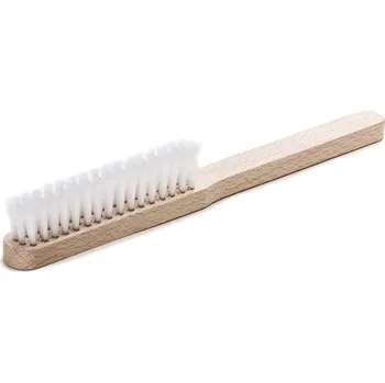 Drátěný kartáč Lessmann 182172 | Jemný kartáč 4-radová, polyamyd hladký 0,30, umelohmotná rukoväť