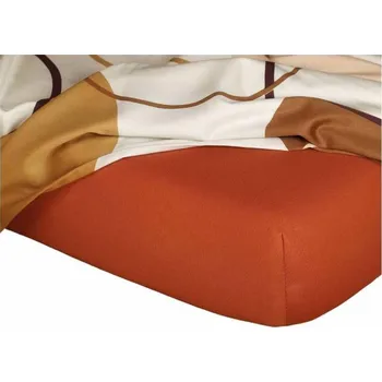 Prostěradlo Froté prostěradlo cihlová