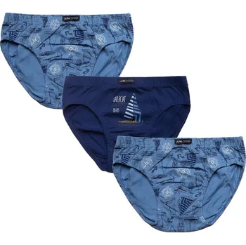 Chlapecké spodní prádlo Lama slipy chlapecké B-228 SD - 3ks - mix, 128-134 (Chlapecké slipy Lama)