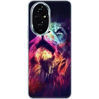 Telefonní příslušenství Odolné silikonové pouzdro iSaprio - Lion in Colors - Honor 200