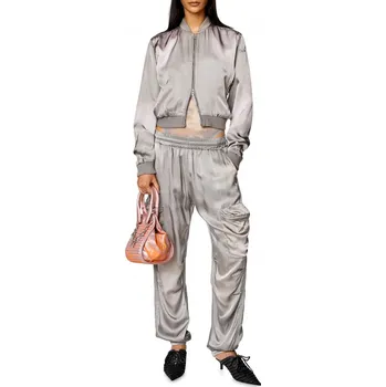 KALHOTY DIESEL P-MIROW-N1 TROUSERS FROST GRAY