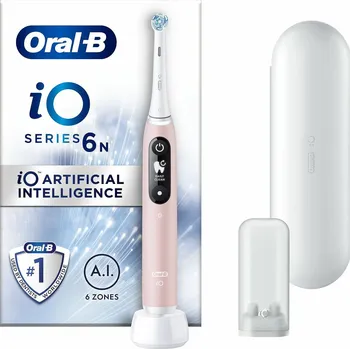 Elektrický zubní kartáček Oral-B iO Series 6N + pouzdro růžový