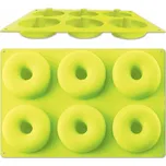 Forma 29x17,5cm 6xDONUT (BAGEL), 29x17,5cm, silikon