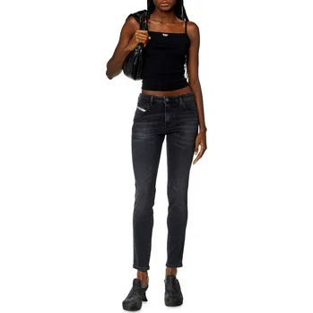 Dámské džíny DŽÍNY DIESEL 2015 BABHILA TROUSERS BLACK