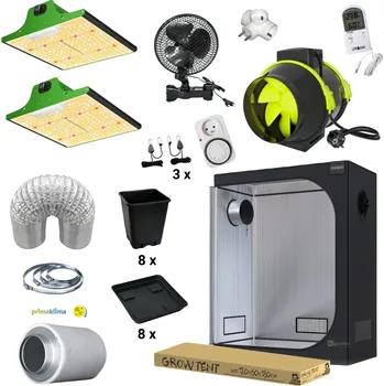 Pěstební box higarden LED Set 200W Viparspectra - 120x60x180cm