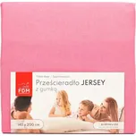 Prostěradlo JERSEY růžové - 120 x 200