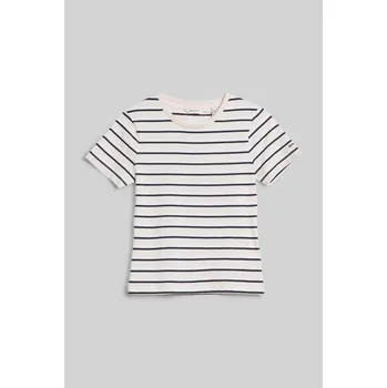 Dívčí tričko TRIČKO GANT STRIPED T-SHIRT CRYSTAL PINK
