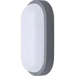 SOLIGHT LED venkovní svítidlo 20W, 1500lm, 4000K, IP54, 26cm, oválné šedé