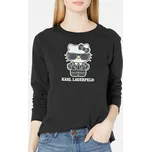 Dámská černá mikina Karl Lagerfeld - Velikost L, Barva Černá 56003 LKJON318