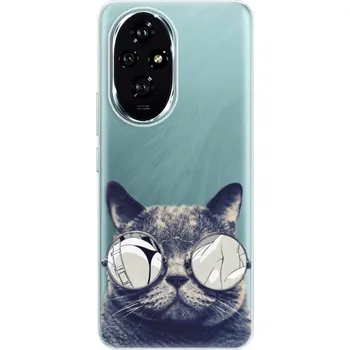 Telefonní příslušenství Odolné silikonové pouzdro iSaprio - Crazy Cat 01 - Honor 200