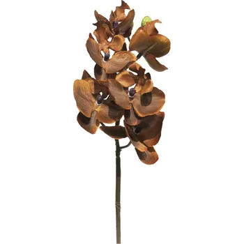 umělá květina Umělé květina, Orchidej - Orchid mini hnědá 33 cm