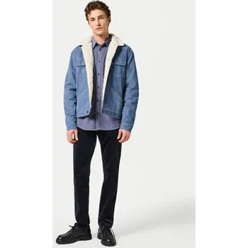 Pánská casual bunda Wrangler Jeansová bunda 112357214 Modrá Regular Fit M