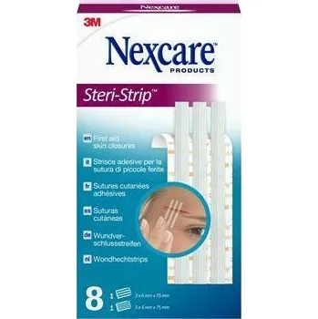 Náplast Náplast, různé velikosti "SteriStrip", 8ks/balení, 3M