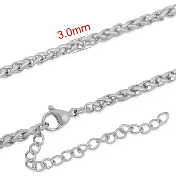 Řetízek Bižuterní řetízek na krk 45 cm, síla 3 mm