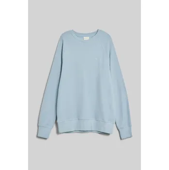 Pánská mikina MIKINA GANT WAFFLE TEXTURE C-NECK DOVE BLUE