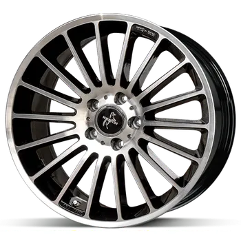 Alu kolo Alu disk Keskin KT15 BFP 7x17 5x112 ET38 černý leštěný