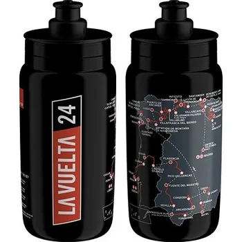 Láhev láhev ELITE 0,5l Fly Vuelta Map 2024 black