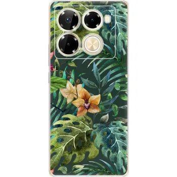 Pouzdro na mobilní telefon Odolné silikonové pouzdro iSaprio - Tropical Green 02 - Infinix Note 40 PRO / Note 40 PRO+ 5G