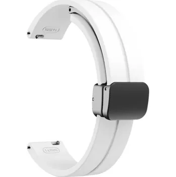 eses Silikonový řemínek s magnetickou přezkou pro Garmin Lily 2 a Garmin Lily 2 Active - Bílý, 14 mm