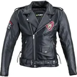W-TEC Black Heart Kožená moto bunda Perfectis černá - 5XL