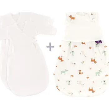 Spacák TRÄUMELAND Spací pytel Liebmich 3dílný set Waldtiere Velikost (od výrobce): 50/56