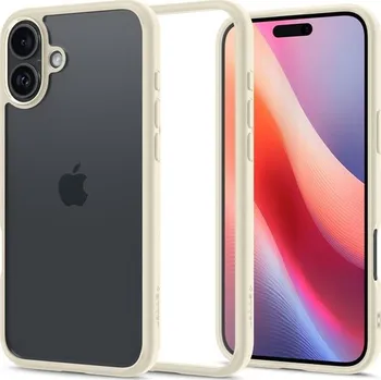 Pouzdro na mobilní telefon Spigen Ultra Hybrid kryt iPhone 16 Plus mute beige