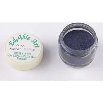 Potravinářské barvivo Prachová barva Gun Metal Blue - Edable Art